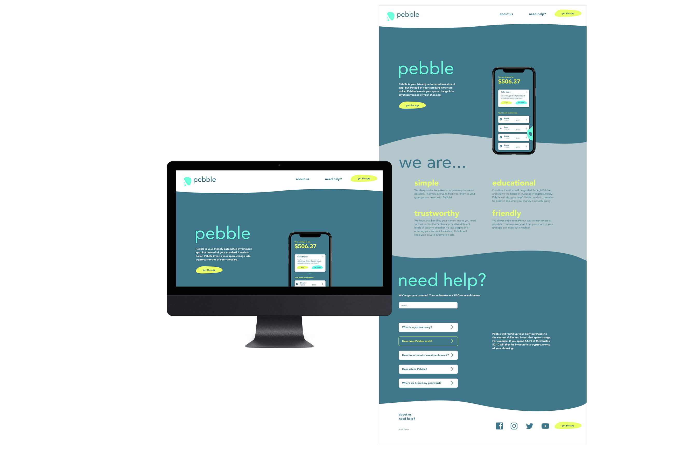 Pebble website